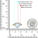 Halo Heart Promise Ring Simulated Cubic Zirconia 925 Sterling Silver