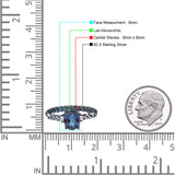 Hidden Halo Twisted Rope Oval Lab Alexandrite Engagement Ring