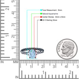 Hidden Halo Twisted Rope Oval Natural Aquamarine Engagement Ring