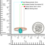 Twisted Rope Hidden Halo Oval Engagement Ring Cubic Zirconia 925 Sterling Silver