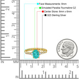 Twisted Rope Hidden Halo Oval Engagement Ring Cubic Zirconia 925 Sterling Silver