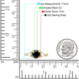 Three Stone Round Pear Teardrop Cubic Zirconia Trilogy Engagement Ring 925 Sterling Silver