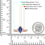 Marquise Halo Beaded Ring Cubic Zirconia 925 Sterling Silver