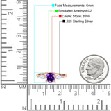 Three Stone Ring Kite Shape Accent Round Cubic Zirconia 925 Sterling Silver