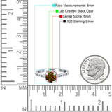 Halo Round Engagement Ring Cubic Zirconia 925 Sterling Silver