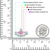 Claddagh Accent Heart Wedding Bridal Set Piece Ring Band Round Green Emerald Simulated Cubic Zirconia 925 Sterling Silver