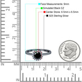 Art Deco Wedding Bridal Ring Halo Round Simulated Cubic Zirconia Stones 925 Sterling Silver