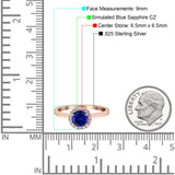 Art Deco Wedding Bridal Ring Halo Round Simulated Cubic Zirconia Stones 925 Sterling Silver