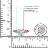 Elegant Hidden Halo Cushion Engagement Ring Cubic Zirconia 925 Sterling Silver
