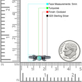 Moon Thumb Ring Statement Fashion Oxidized Lab Created Opal Solid 925 Sterling Silver