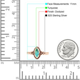 Vintage Style Marquise New Design Thumb Ring Statement Fashion Oxidized Solid 925 Sterling Silver