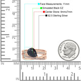Weave Teardrop Pear Twist Infinity Shank Art Deco Wedding Bridal Piece Ring Simulated Cubic Zirconia 925 Sterling Silver