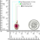 Halo Round Huggie Hoop Earrings Cubic Zirconia 925 Sterling Silver