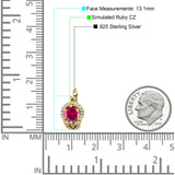 Halo Round Huggie Hoop Earrings Cubic Zirconia 925 Sterling Silver