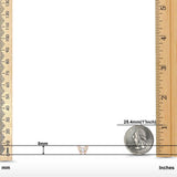 Butterfly Stud Earrings Created Opal Simulated CZ 925 Sterling Silver (8mm)