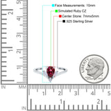 Art Deco Marquise Engagement Ring, Simulated CZ, 925 Silver