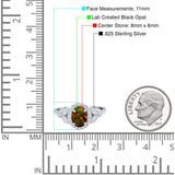 Oval Art Deco Engagement Ring Round Simulated Cubic Zirconia 925 Sterling Silver