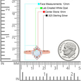 Art Deco Halo Engagement Ring Round Simulated Cubic Zirconia 925 Sterling Silver