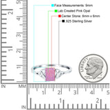 Engagement Ring Emerald Cut Simulated Cubic Zirconia Solid 925 Sterling Silver