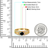 Split Celtic Engagement Ring Round Simulated Cubic Zirconia 925 Sterling Silver