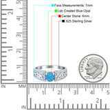 Split Celtic Engagement Ring Round Simulated Cubic Zirconia 925 Sterling Silver