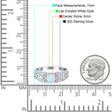 Split Celtic Engagement Ring Round Simulated Cubic Zirconia 925 Sterling Silver