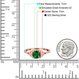Cushion Cut Celtic Art Deco Wedding Engagement Bridal Ring Round Simulated Cubic Zirconia 925 Sterling Silver