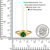 Cushion Cut Celtic Art Deco Wedding Engagement Bridal Ring Round Simulated Cubic Zirconia 925 Sterling Silver