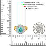 Cushion Cut Art Deco Wedding Ring Simulated Cubic Zirconia 925 Sterling Silver