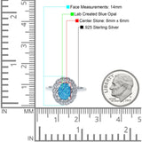 Art Deco Wedding Ring Oval Cut Solid Simulated Cubic Zirconia 925 Sterling Silver