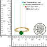 Art Deco Wedding Engagement Ring Simulated Cubic Zirconia Accent Vintage Bridal Ring Round 925 Sterling Silver