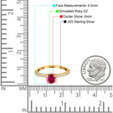 Art Deco Wedding Engagement Ring Simulated Cubic Zirconia Accent Vintage Bridal Ring Round 925 Sterling Silver