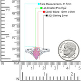 Marquise Art Deco Wedding Bridal Ring Simulated Cubic Zirconia 925 Sterling Silver