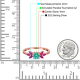 Marquise Wedding Ring Ruby Simulated Cubic Zirconia 925 Sterling Silver