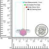 Art Deco Engagement Bridal Ring Hexagon Round Simulated Cubic Zirconia 925 Sterling Silver
