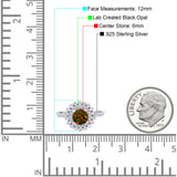 Halo Art Deco Wedding Engagement Bridal Ring Round Simulated Cubic Zirconia 925 Sterling Silver