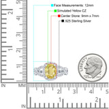 Infinity Twisted Shank Art Deco Halo Oval Wedding Engagement Ring Round Simulated Cubic Zirconia 925 Sterling Silver