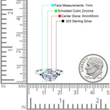 Celtic Art Deco Solitaire Engagement Ring 925 Sterling Silver