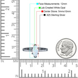 Marquise Solitaire Accent Dazzling Wedding Engagement Ring Round Simulated Cubic Zirconia 925 Sterling Silver