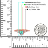 Halo Heart Art Deco Wedding Bridal Ring Round Simulated Cubic Zirconia 925 Sterling Silver
