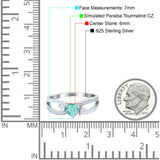 Heart Art Deco Engagement Promise Ring Simulated Cubic Zirconia 925 Sterling Silver