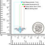Vintage Art Deco Marquise Wedding Ring Simulated Cubic Zirconia 925 Sterling Silver