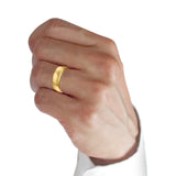 Sterling Silver Wedding Band Ring Round 925 Sterling Silver (9MM)