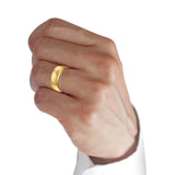 Sterling Silver Wedding Band Ring Round 925 Sterling Silver (10MM)