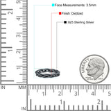 Celtic Weave Wire Rope Style Ring Oxidized Band Solid 925 Sterling Silver Thumb Ring (3.5mm)