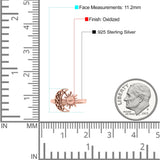 Celestial Moon And Sun Filigree Crescent Affectionate Fashion Oxidized Ring Band Thumb Ring (11.2mm)