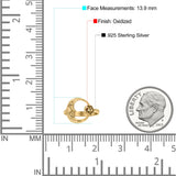 Celestial Moon Phase Magic Of The Moon Pendant Art Oxidized Ring Band Thumb Ring (13.9mm)