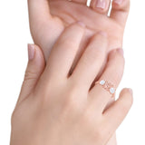 Princess Cut Engagement Ring Simulated Cubic Zirconia 925 Sterling Silver