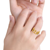 Children Oxidized Band Solid 925 Sterling Silver (11mm)