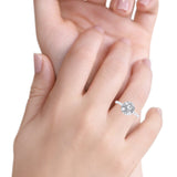 Sun Trees Petite Dainty Simple Thumb Ring 925 Sterling Silver